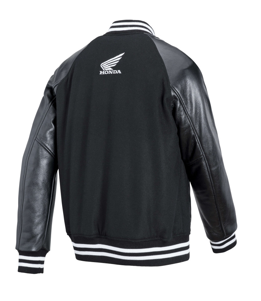 Blouson Teddy Noir stadium Red Riders