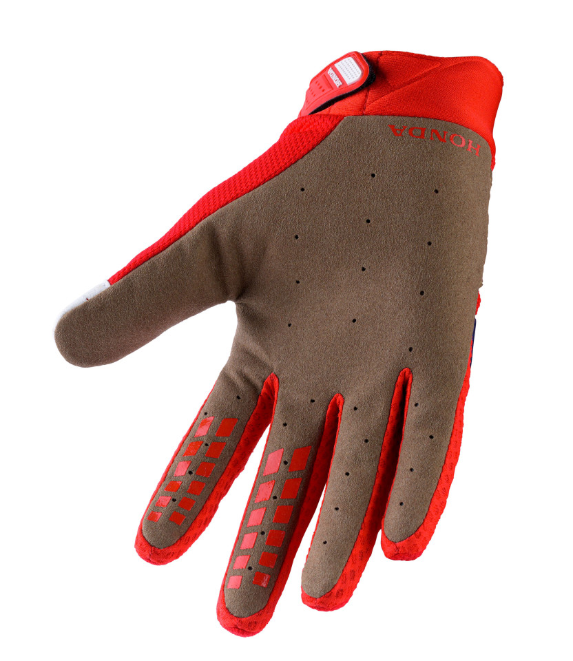 Gants rouge Motocross MX Honda