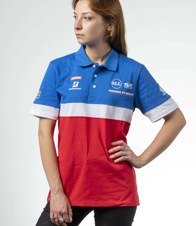 Polo racing Tricolore  F.C.C. TSR Honda France