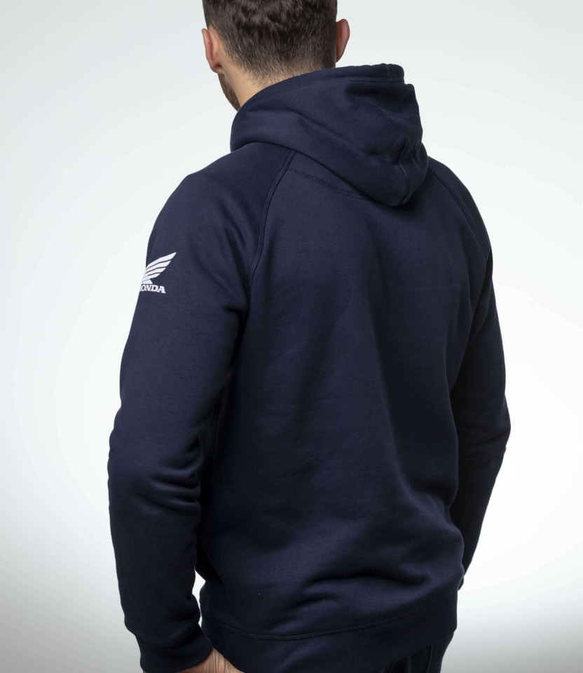 Sweat à capuche Lifestyle Bleu Marine F.C.C. TSR Honda France