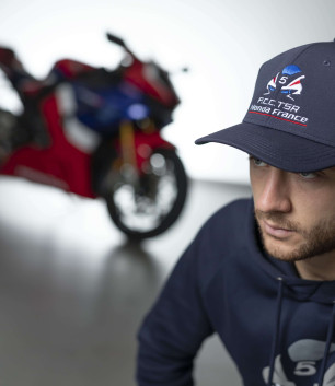Casquette Lifestyle Bleu Marine F.C.C. TSR Honda France