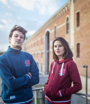 Cardigan Bleu Tokyo 1948 